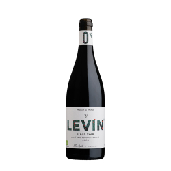 Levin 0% Bio Pinot Noir prírodné fermentované červené polosuché nealkoholické víno