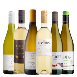 Degustačné balenie 6 druhov biele 0% nealkoholické vína 0.75l