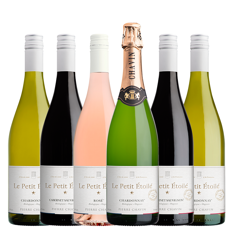 Degustačné balenie 6 ks Le Petit Etoilé Bio 0% polosuché nealkoholické vína