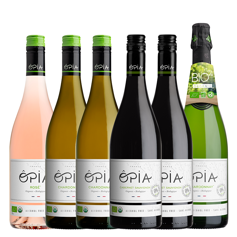 Degustačné balenie 6 ks Ópia Bio 0% polosladké nealkoholické vína