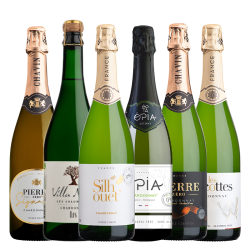 Degustačné balenie 6 druhov šumivé biele 0% nealkoholické vína