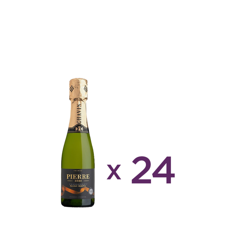 24 ks XS Pierre 0% Chardonnay šumivé biele polosladké nealko víno veľkoobchodné balenie