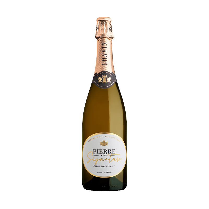 Signature 0% Bio polosuché biele šumivé nealkoholické víno 0,75l