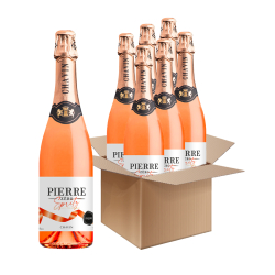 6 ks nealko víno "Aperol" Spritz polosladké šumivé ružové 0,75l