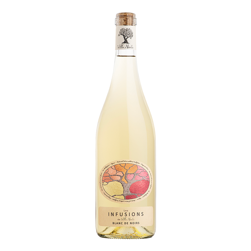 Les Infusions Organic Blanc, Pinot Noir, biele suché víno bez siričitanov